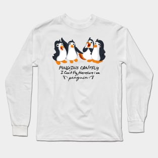 penguin can't fly Long Sleeve T-Shirt